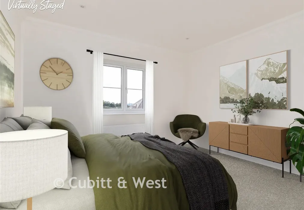 Bedroom 1 Staged - The Orchards, Primrose Drive, Ridgewood, Uckfield, East Sussex - Wards of Kent