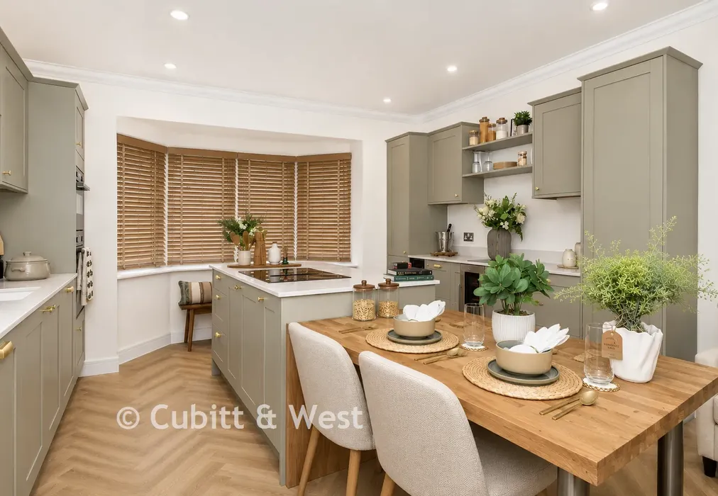 Kitchen - The Orchards, Primrose Drive, Ridgewood, Uckfield, East Sussex - Wards of Kent