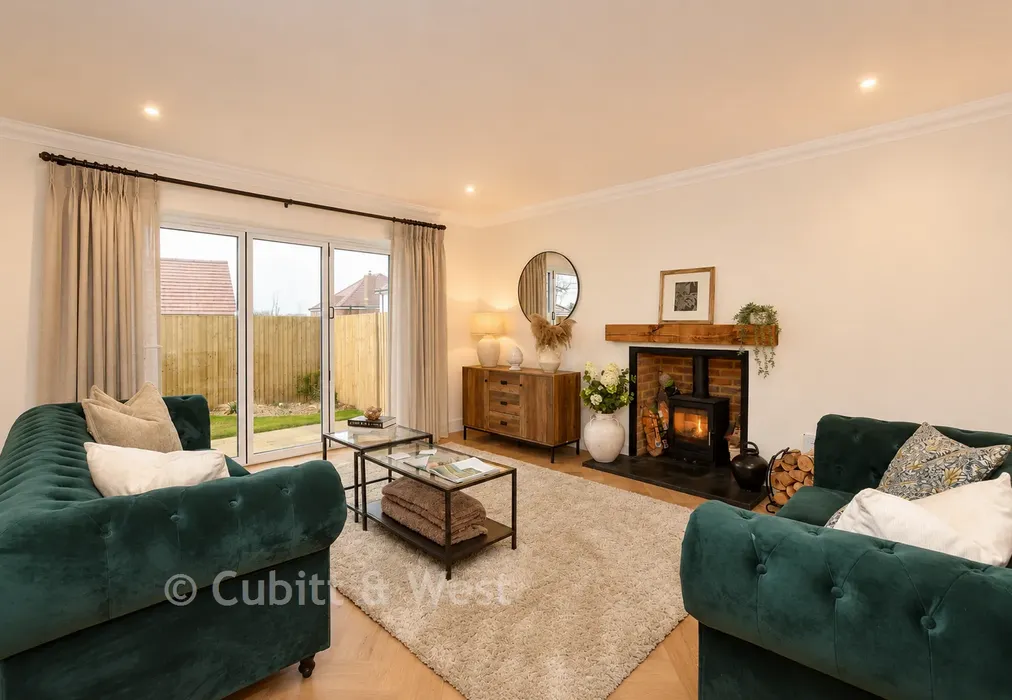 Living Room - The Orchards, Primrose Drive, Ridgewood, Uckfield, East Sussex - Wards of Kent