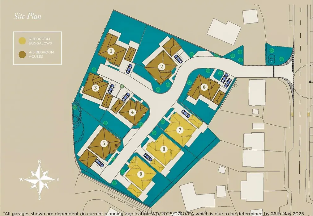 Site Plan - The Orchards, Primrose Drive, Ridgewood, Uckfield, East Sussex - Wards of Kent