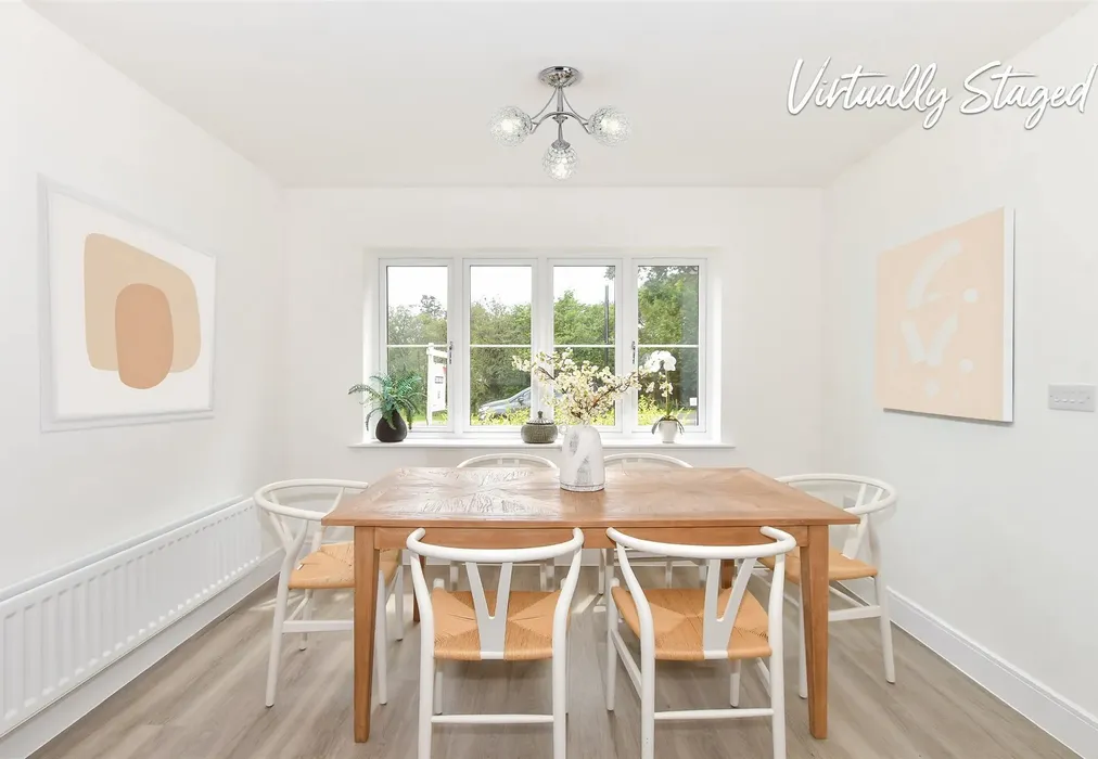 Dining Area Staged - Willowhurst, Temple Gate, Burgess Hill, West Sussex - Wards of Kent