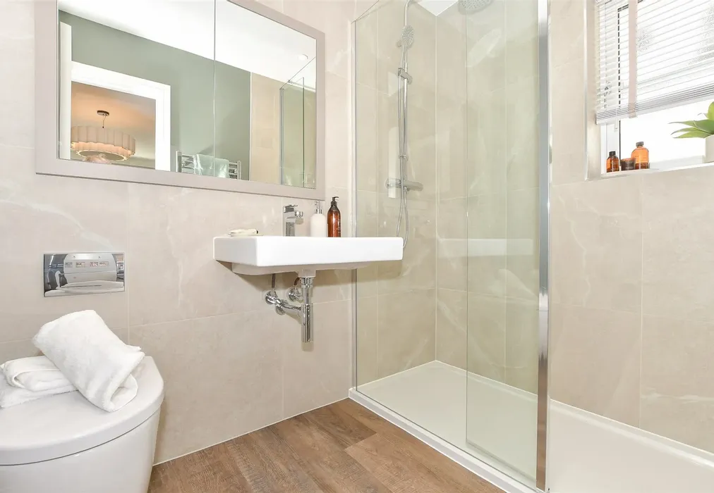 En-Suite Shower Room - Willowhurst, Temple Gate, Burgess Hill, West Sussex - Wards of Kent