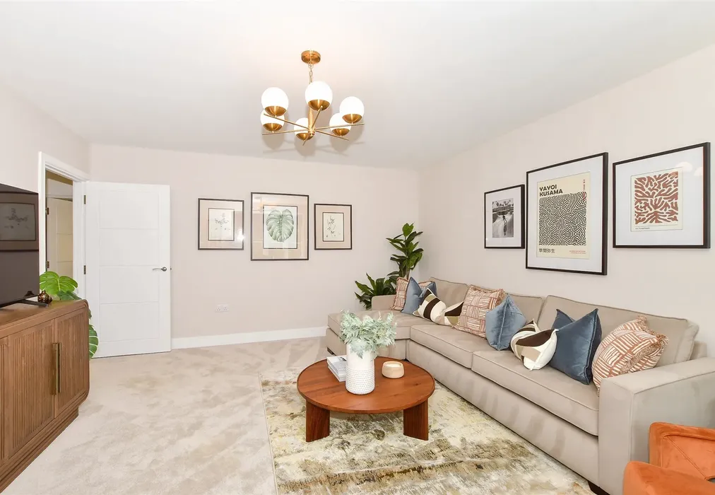 Living Room - Willowhurst, Temple Gate, Burgess Hill, West Sussex - Wards of Kent