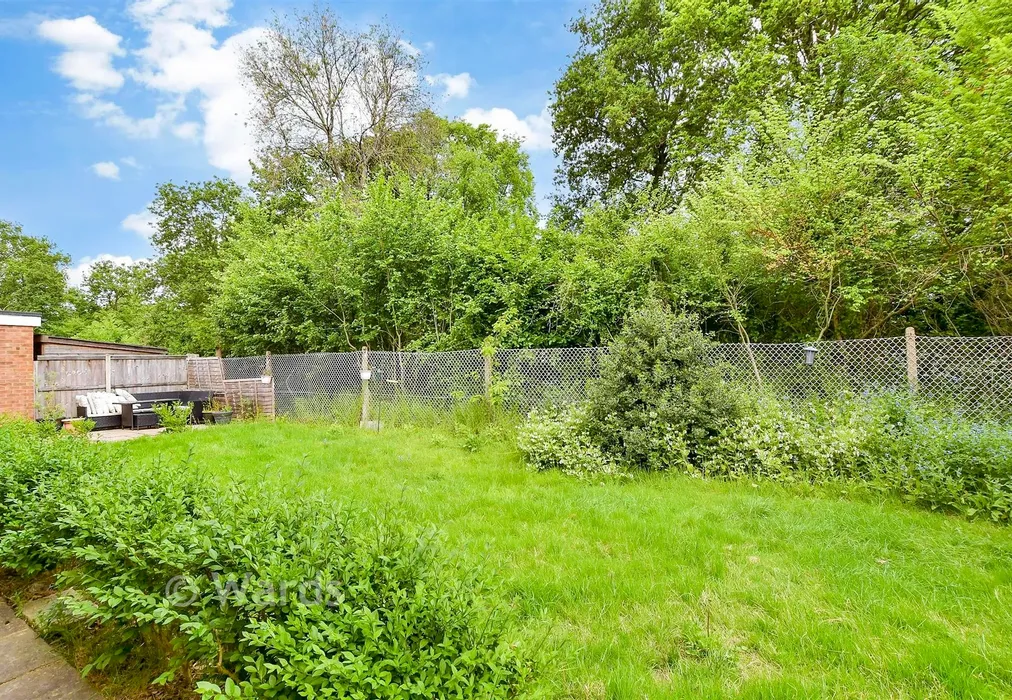 Rear Garden - Swallow Road, Birds Estate, Larkfield, Kent - Wards of Kent