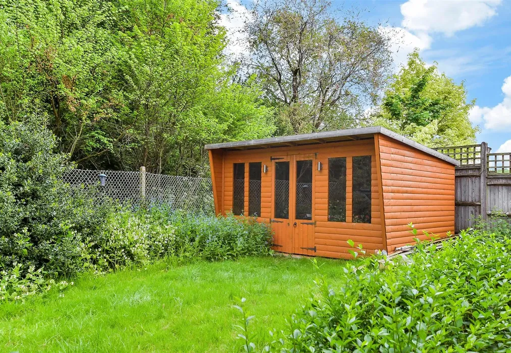 Rear Garden - Swallow Road, Birds Estate, Larkfield, Kent - Wards of Kent