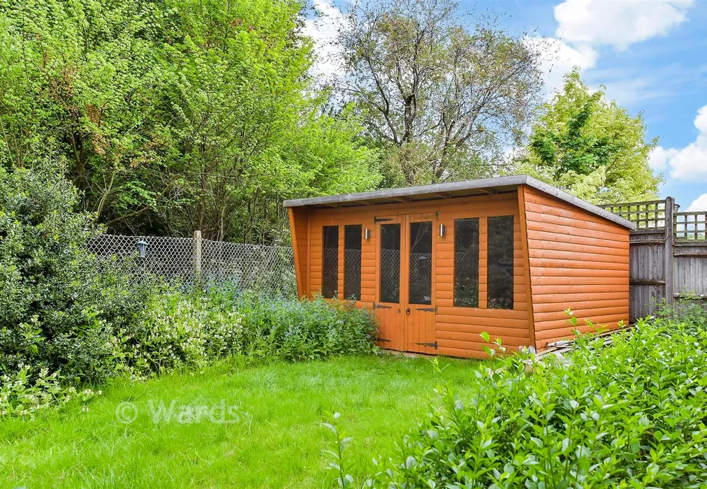 Rear Garden - Swallow Road, Birds Estate, Larkfield, Kent - Wards of Kent