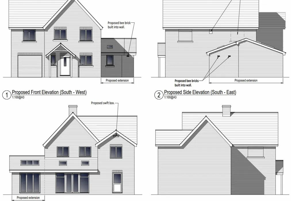 Proposed Plans - Seymour Drive, Marden, Tonbridge, Kent - Wards of Kent