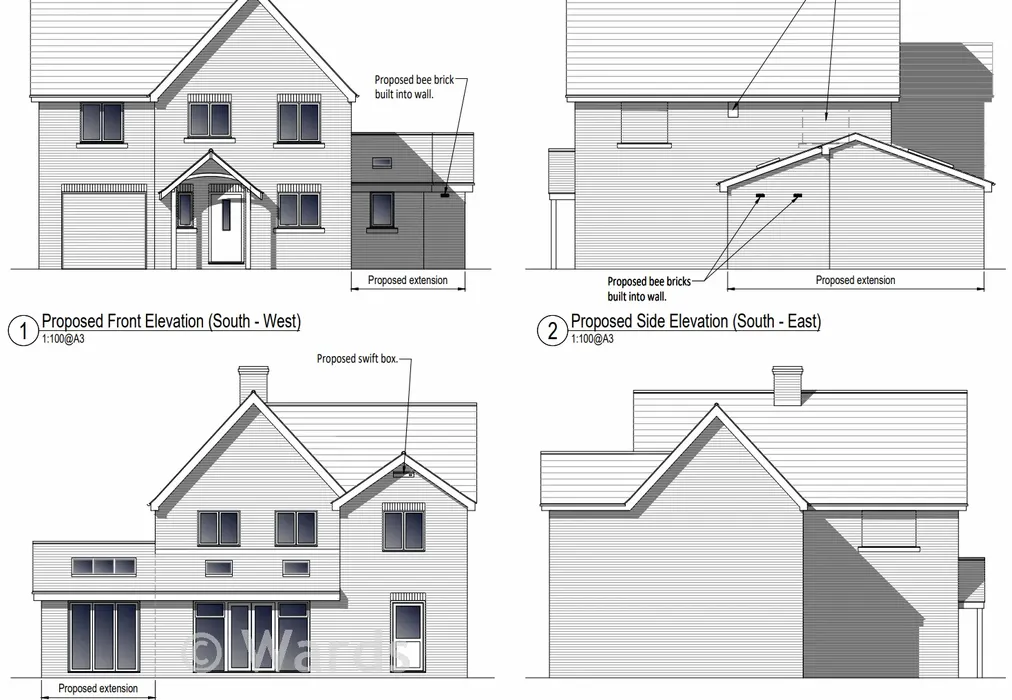 Proposed Plans - Seymour Drive, Marden, Tonbridge, Kent - Wards of Kent