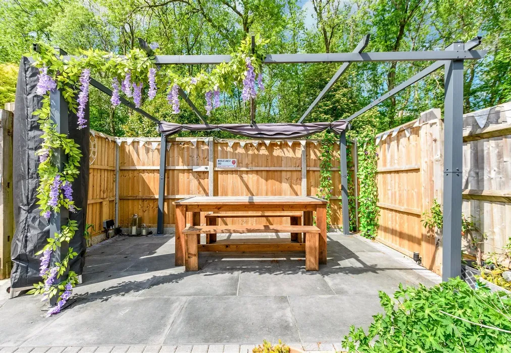 Rear Garden - Churchside, Vigo, Kent - Wards of Kent