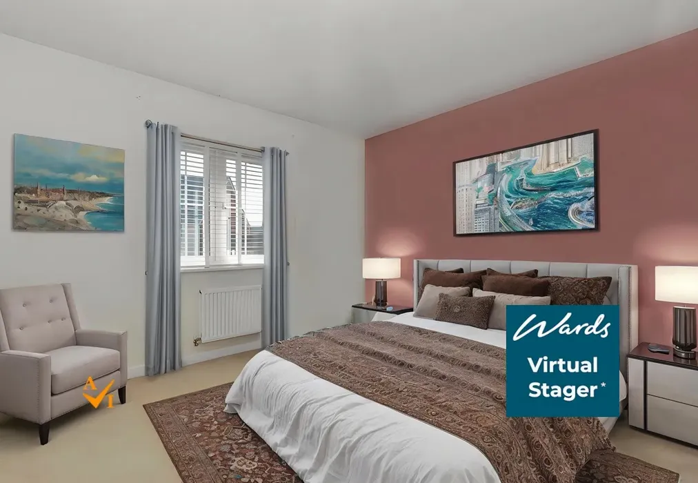 Bedroom 2 (Contemporary style) - Southfields Way, Harrietsham, Maidstone, Kent - Wards of Kent