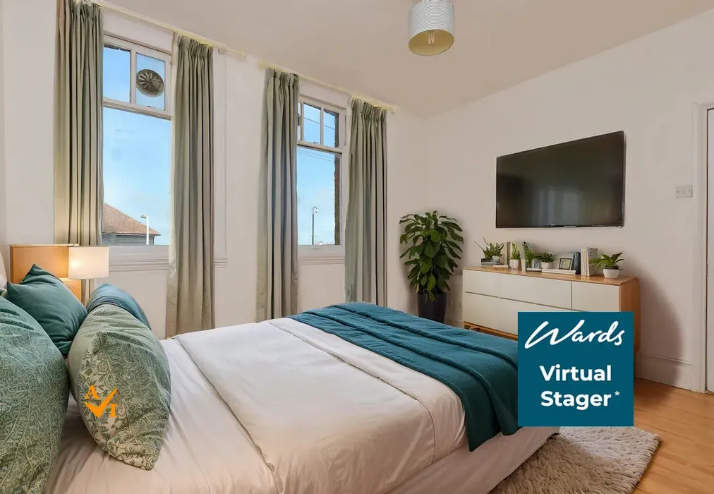 Bedroom 1 (Contemporary style) - High Street, Broadstairs, Kent - Wards of Kent