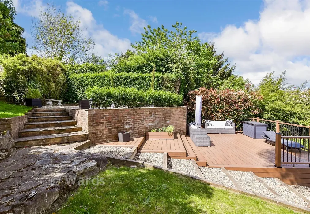 Rear Garden - Langdale Rise, Maidstone, Kent - Wards of Kent