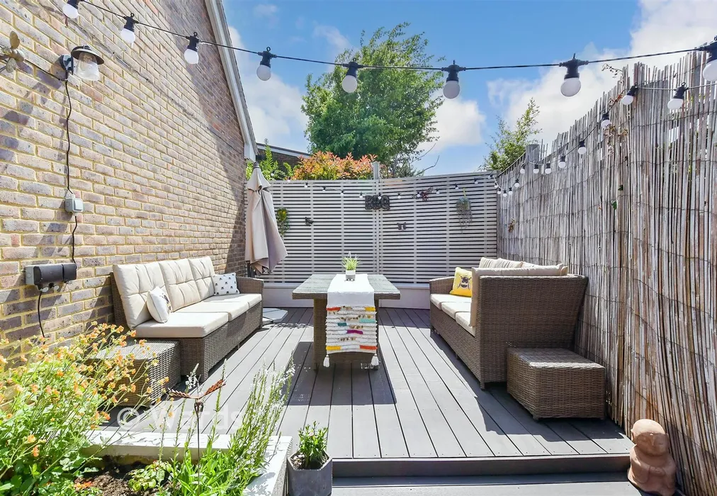 Rear Garden - Downs View Road, Penenden Heath, Maidstone, Kent - Wards of Kent