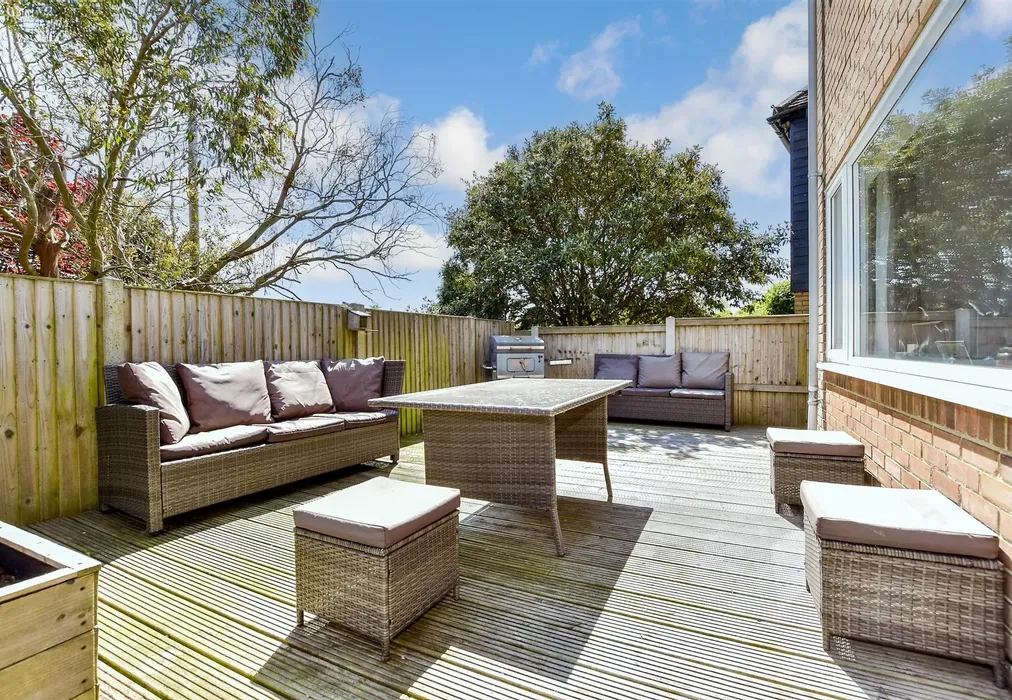 Patio / Decking - Station Road, Martin Mill, Dover, Kent - Wards of Kent