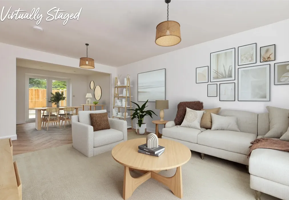 Lounge Virtually Staged - Stanley Road, Broadstairs, Kent - Wards of Kent