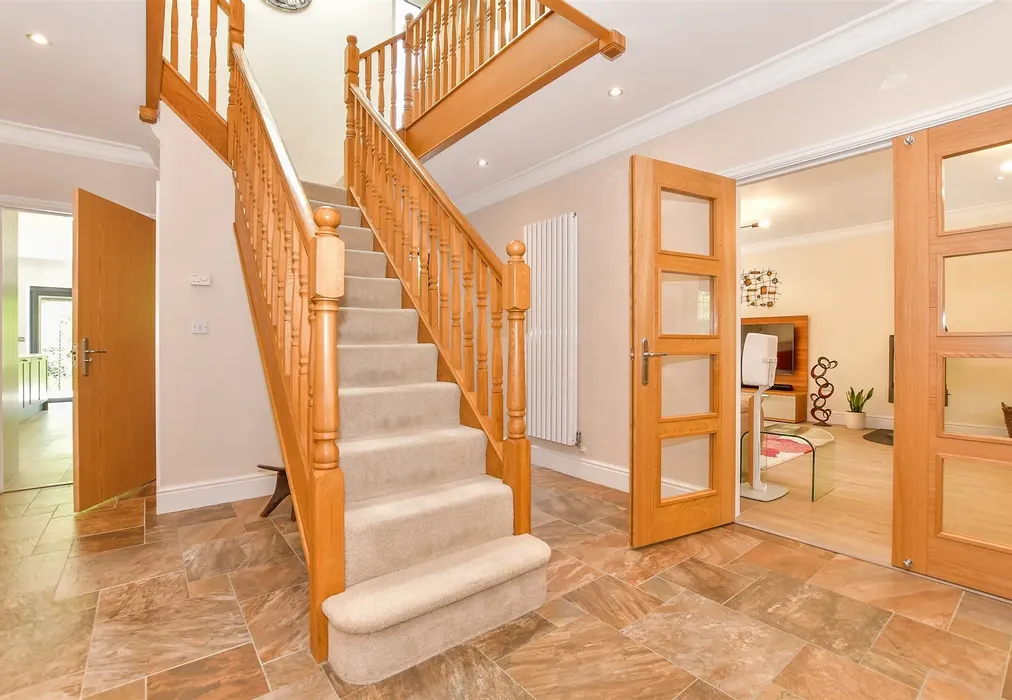Hallway - Olivers Court, Horsmonden, Tonbridge, Kent - Wards of Kent