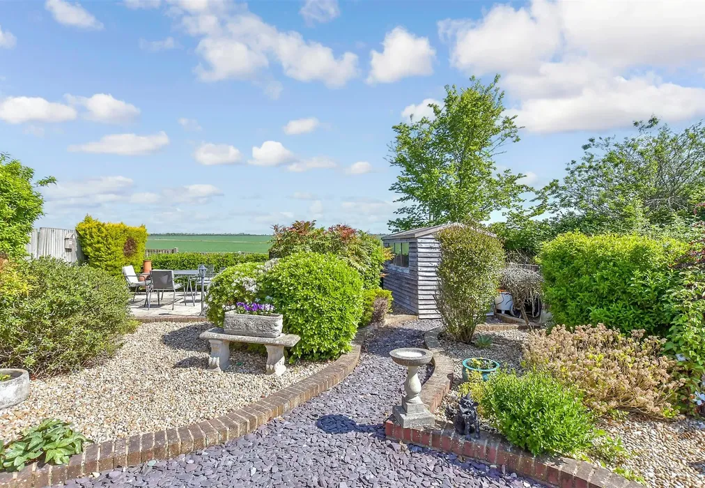 Rear Garden - Monkton Road, Minster, Ramsgate, Kent - Wards of Kent