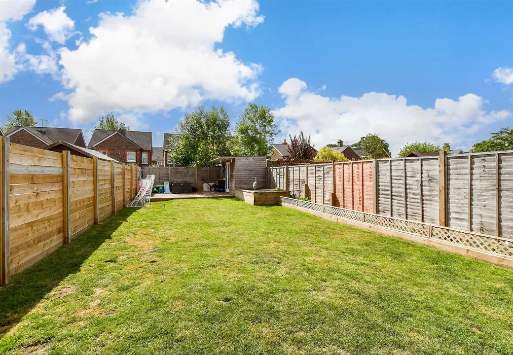 Rear Garden - Grove Road, Horley, Surrey - Wards of Kent