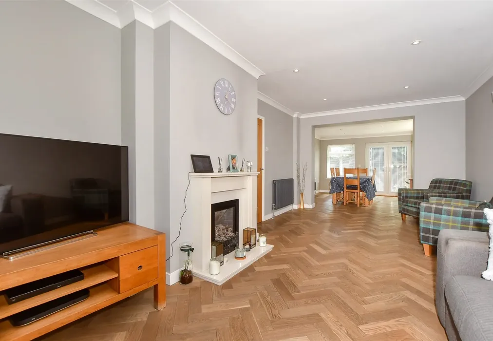 Lounge - Royston Gardens, St Margarets-At-Cliffe, Dover, Kent - Wards of Kent