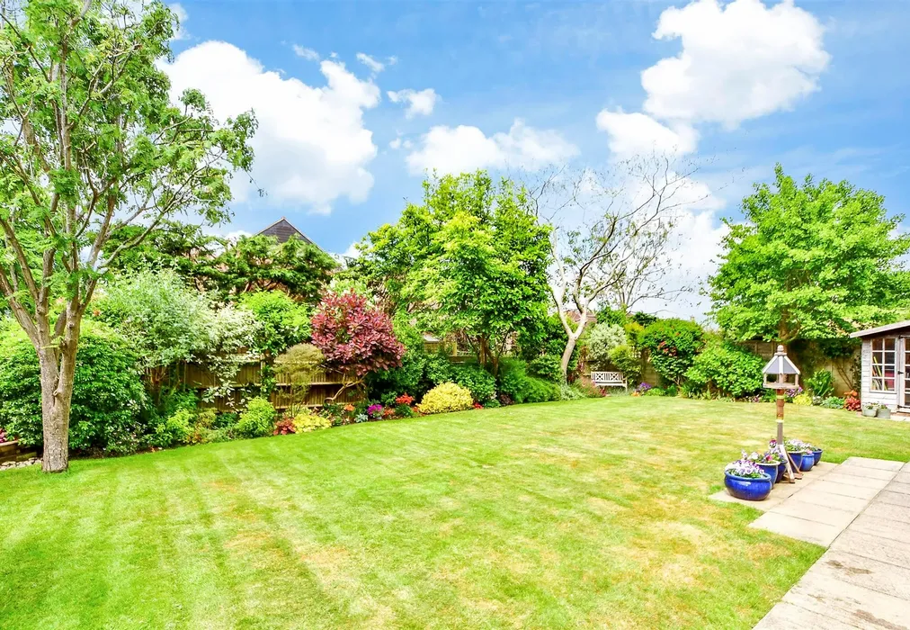 Rear Garden - Copper Beech Drive, Tangmere, Chichester, West Sussex - Wards of Kent