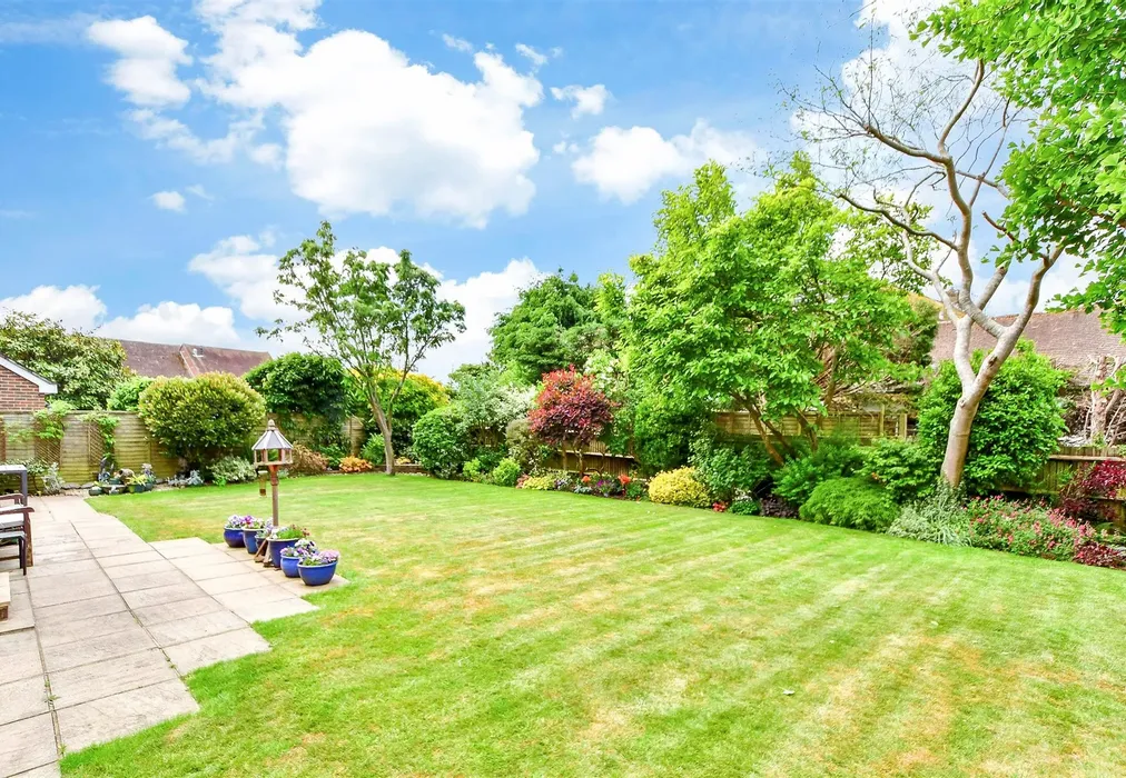 Rear Garden - Copper Beech Drive, Tangmere, Chichester, West Sussex - Wards of Kent