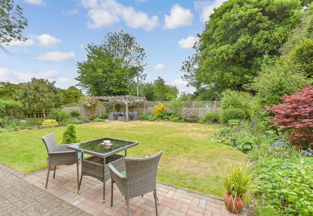 Rear Garden - Aerodrome Road, Bekesbourne, Canterbury, Kent - Wards of Kent
