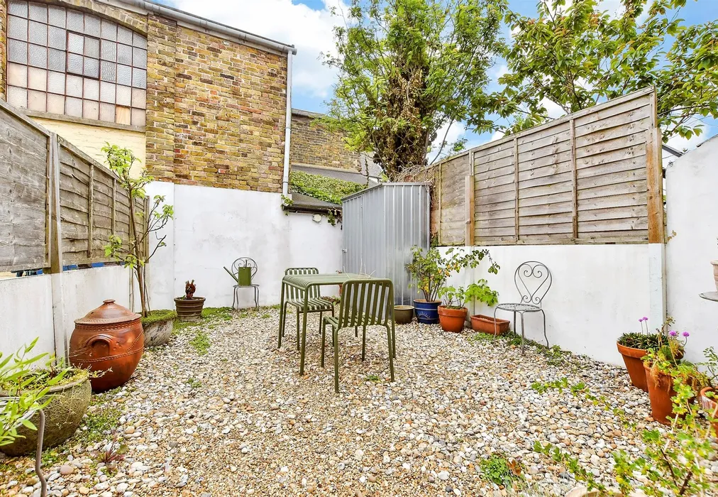 Rear Garden - Rodney Street, Ramsgate, Kent - Wards of Kent