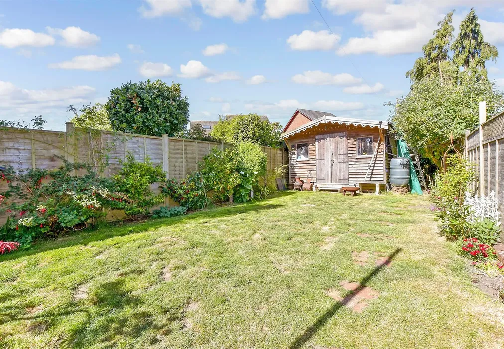 Rear Garden - Marlborough Road, Elmfield, Ryde, Isle of Wight - Wards of Kent
