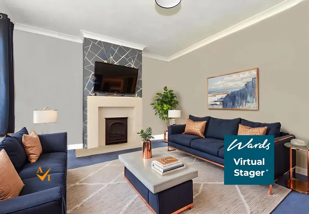 Lounge (Contemporary style) - Old Farm Close, Whitstable, Kent - Wards of Kent