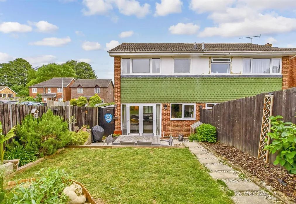 Rear Elevation - Newbury Avenue, Maidstone, Kent - Wards of Kent