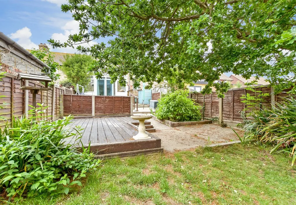 Rear Garden - Redsull Avenue, Deal, Kent - Wards of Kent