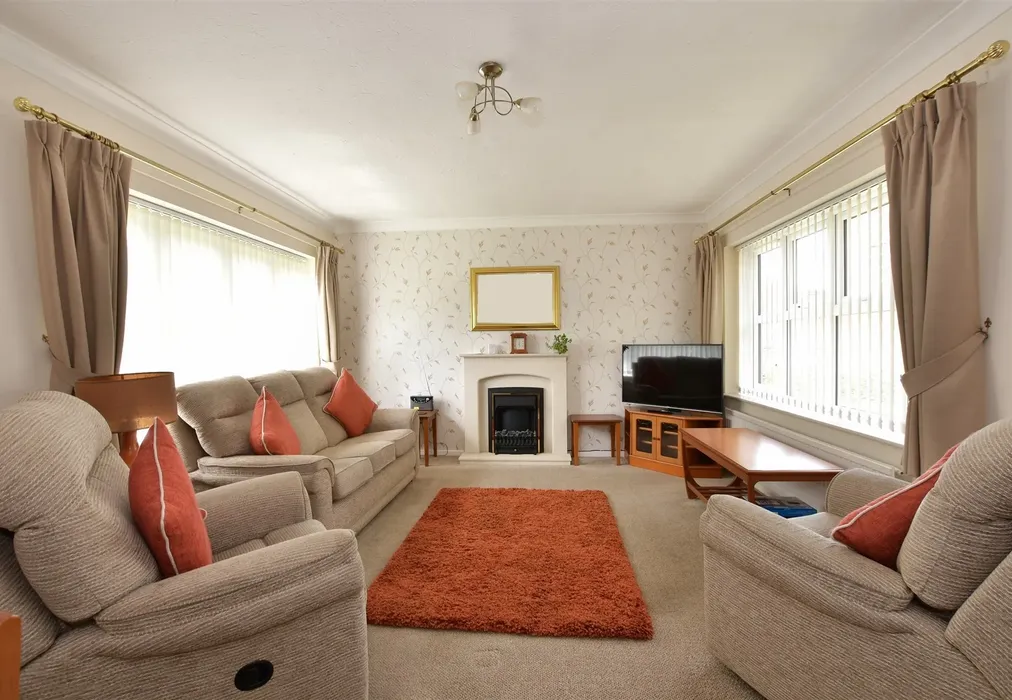 Living Room - Abbs Cross Gardens, Hornchurch, Essex - Wards of Kent