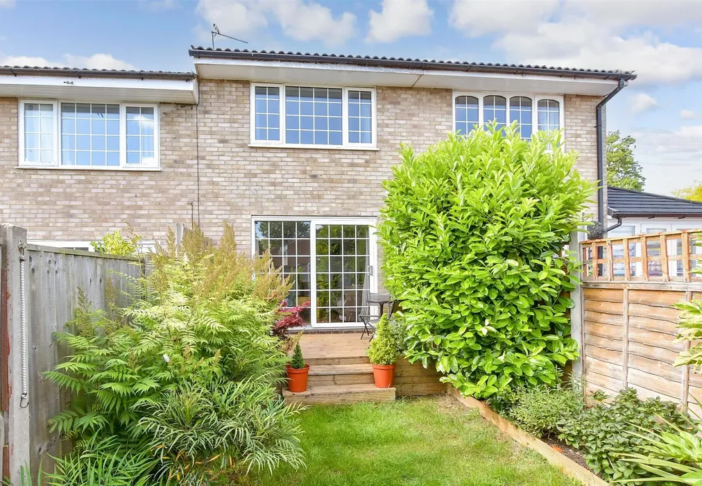 Rear Elevation - Bentley Close, Lords Wood, Chatham, Kent - Wards of Kent