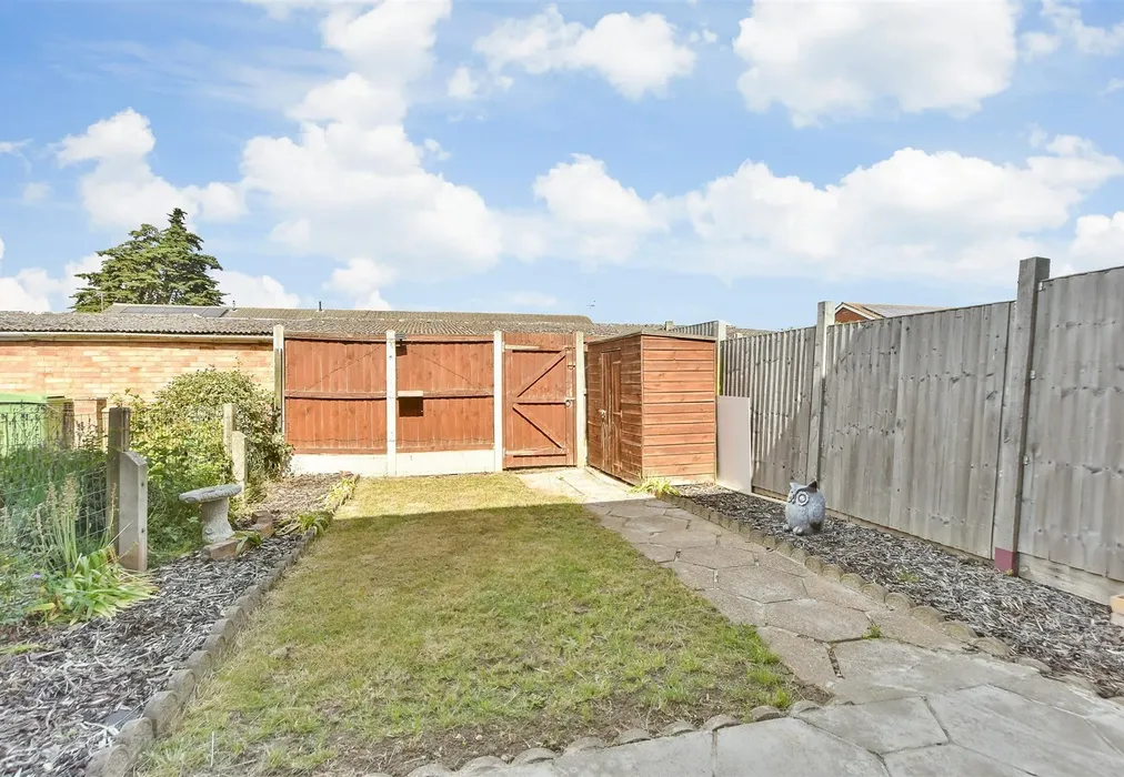 Rear Garden - Beaconsfield Road, Sittingbourne, Kent - Wards of Kent