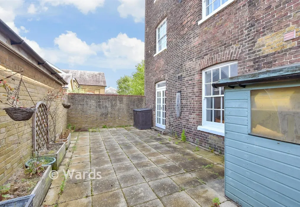 Rear Courtyard Garden - Halliday Drive, Deal, Kent - Wards of Kent