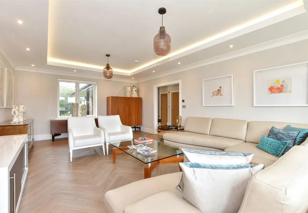 Living Room - The Street, Bossingham, Canterbury, Kent - Wards of Kent