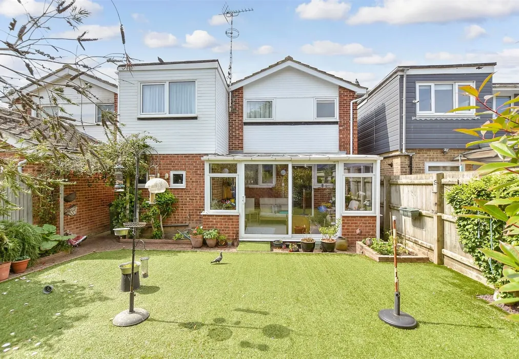 Rear Elevation - Kingfisher Avenue, Hythe, Kent - Wards of Kent