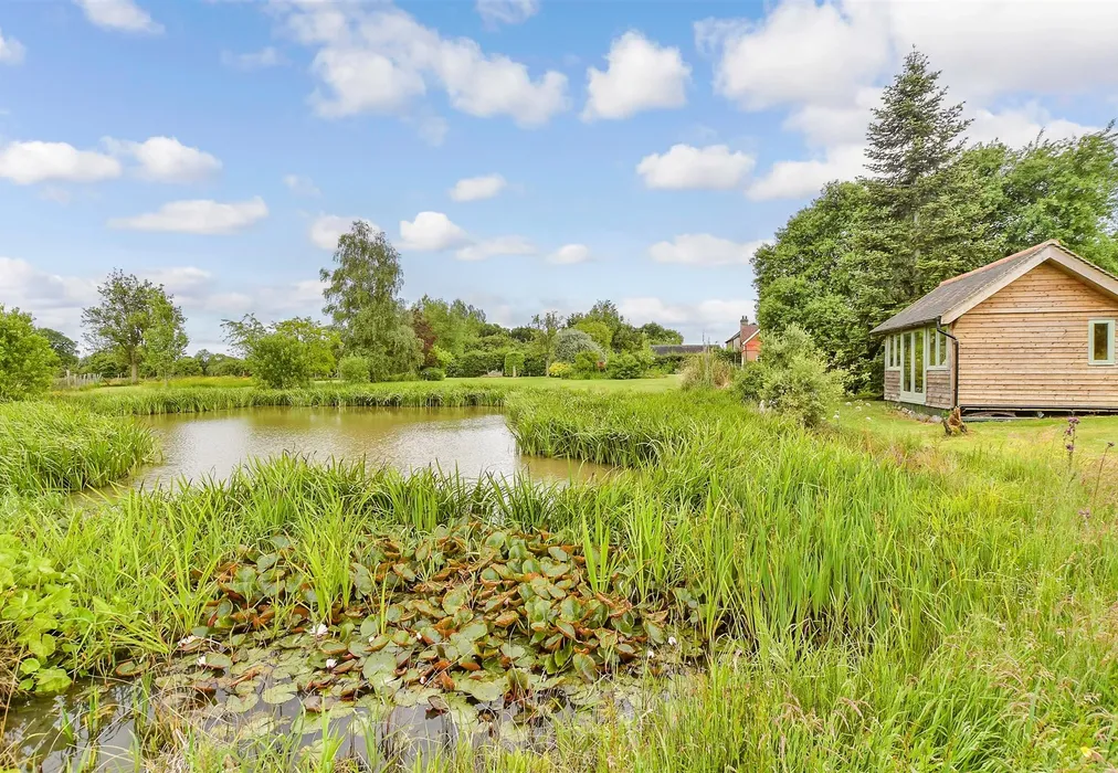 Rear Garden - Ashford Road, High Halden, Ashford, Kent - Wards of Kent
