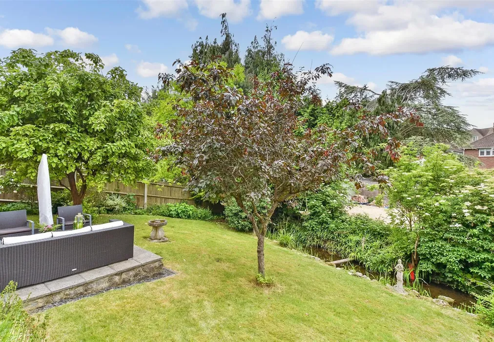 Rear Garden - The Rocks Road, East Malling, West Malling, Kent - Wards of Kent