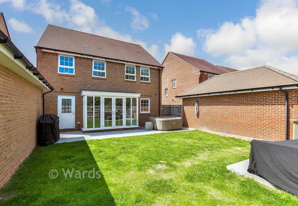 Rear Elevation - Braganza Drive, Staplehurst, Tonbridge, Kent - Wards of Kent