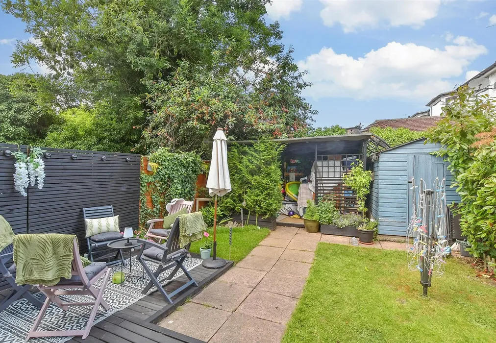 Rear Garden - Sturry Road, Canterbury, Kent - Wards of Kent
