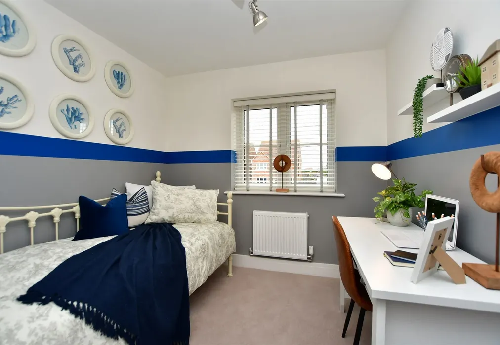 Bedroom Example - Blake Gardens, Scocles Road, Minster On Sea, Sheerness, Kent - Wards of Kent