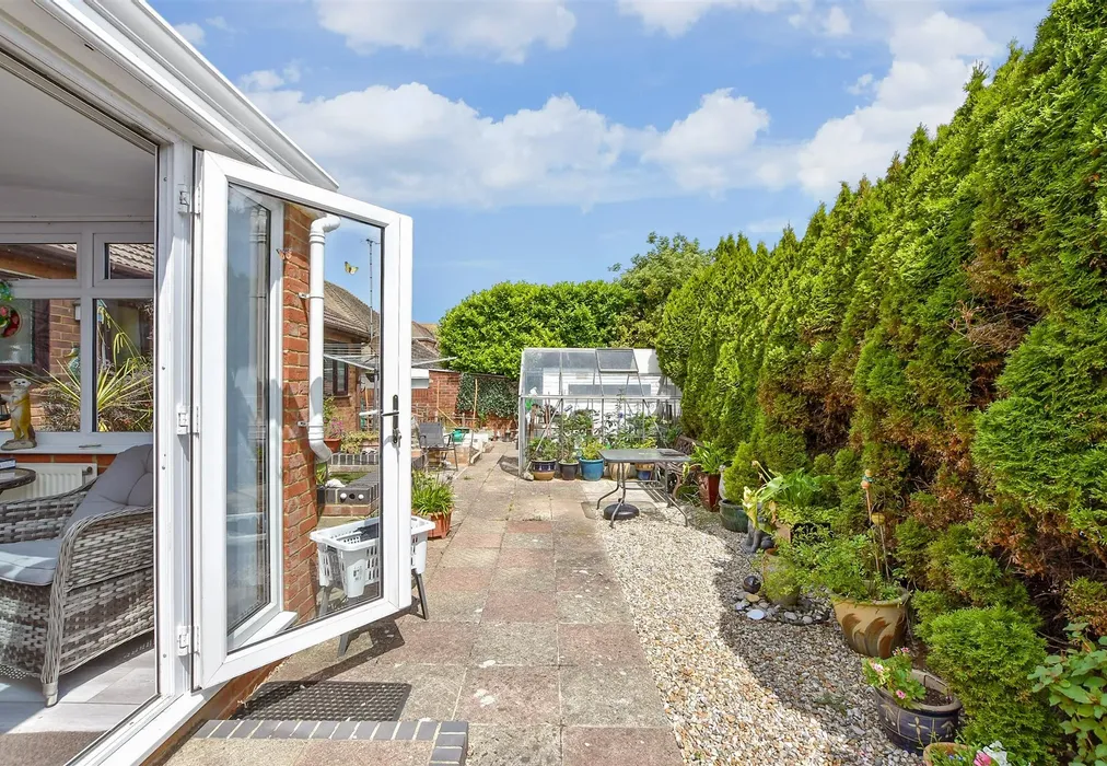 Rear Garden - Princes Gardens, Margate, Kent - Wards of Kent