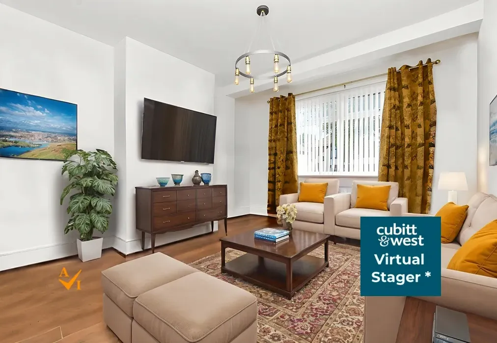 Living Room (Contemporary style) - Oak Avenue, Shirley, Croydon, Surrey - Wards of Kent