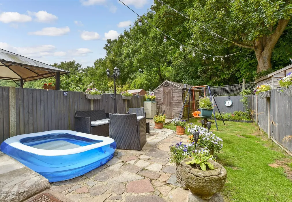 Rear Garden - Grove Road, Folkestone, Kent - Wards of Kent