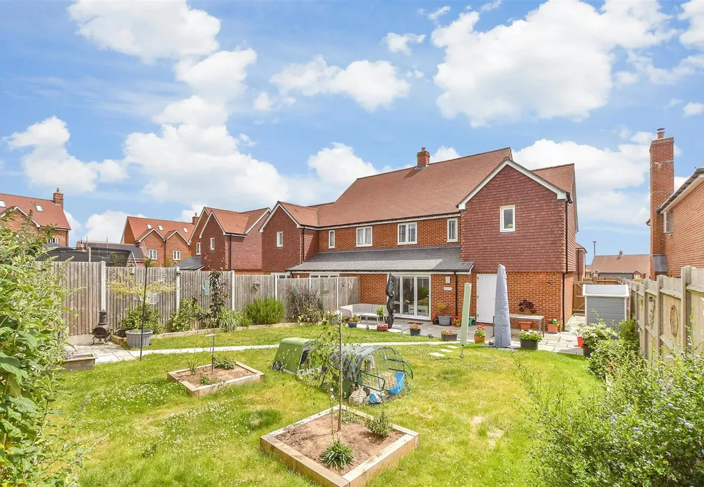 Rear Elevation - Bluebell Avenue, Littlebourne, Kent - Wards of Kent