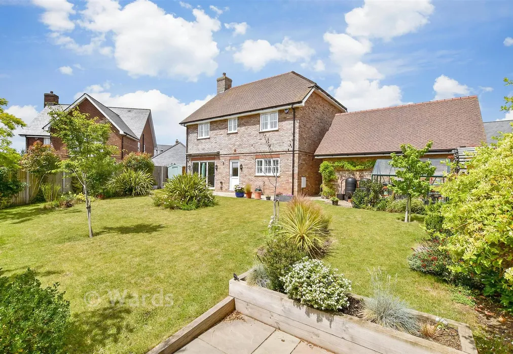 Rear Elevation - St. Crispin Close, Worth, Deal, Kent - Wards of Kent