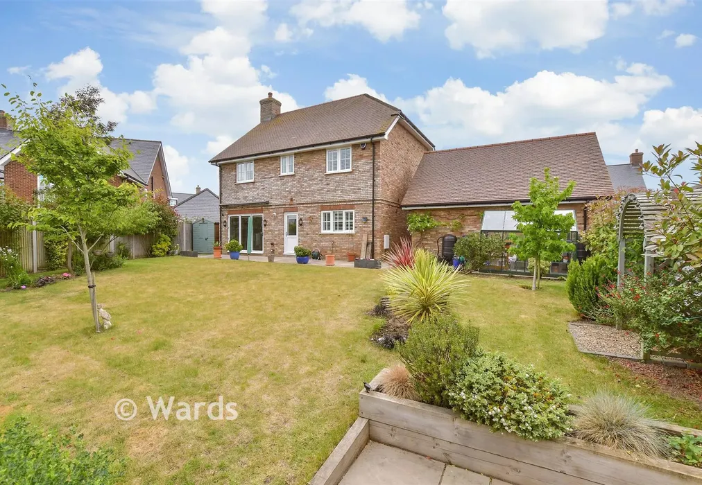 Rear Elevation - St. Crispin Close, Worth, Deal, Kent - Wards of Kent