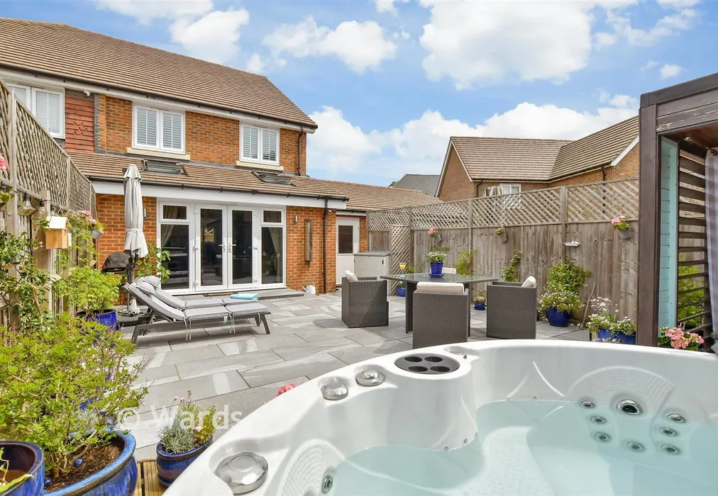 Rear Elevation - Alans Gardens, Yalding, Maidstone, Kent - Wards of Kent