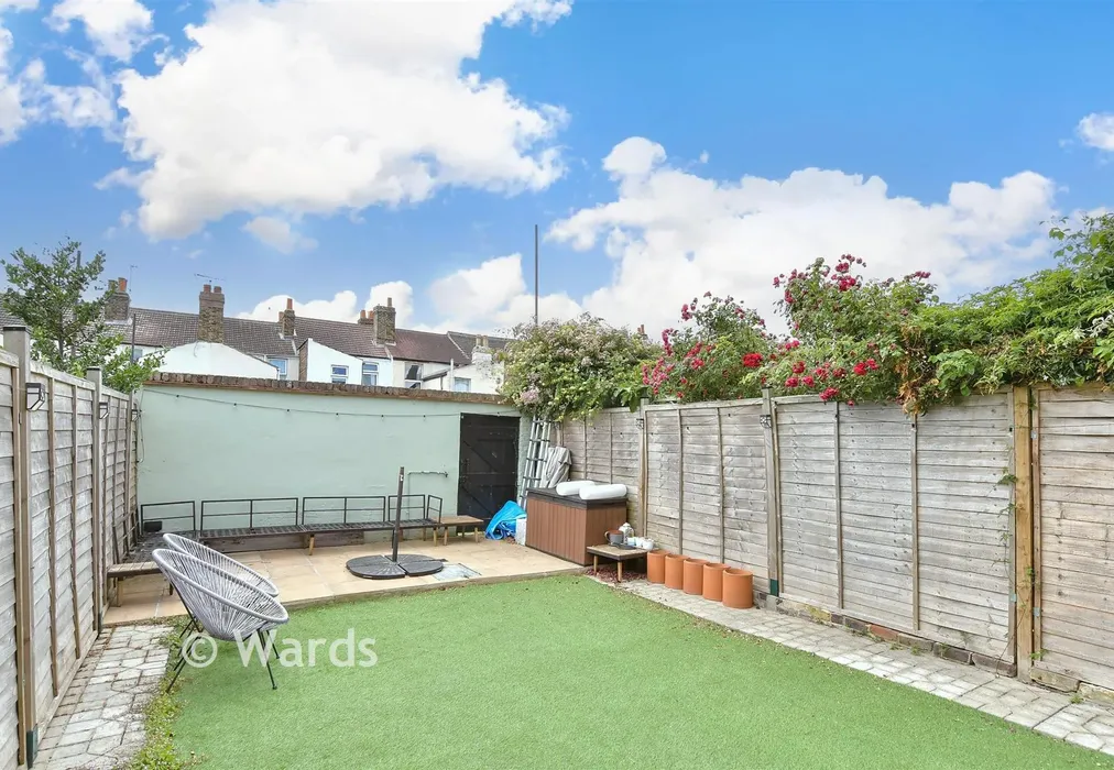 Rear Garden - Marine Parade, Sheerness, Kent - Wards of Kent